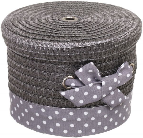 Кошик плетений з текстилем Tony Bridge Basket 27x25x20 см DSA16-6CD-4 