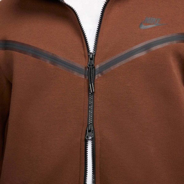 Джемпер Nike TCH FLC HOODIE FZ WR CU4489-259 р. 2XL коричневый