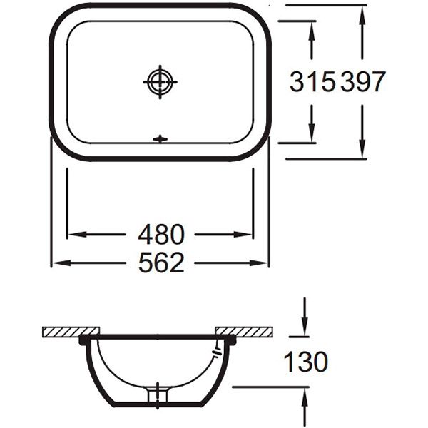 Умывальник Jacob Delafon VOX EYA102-00