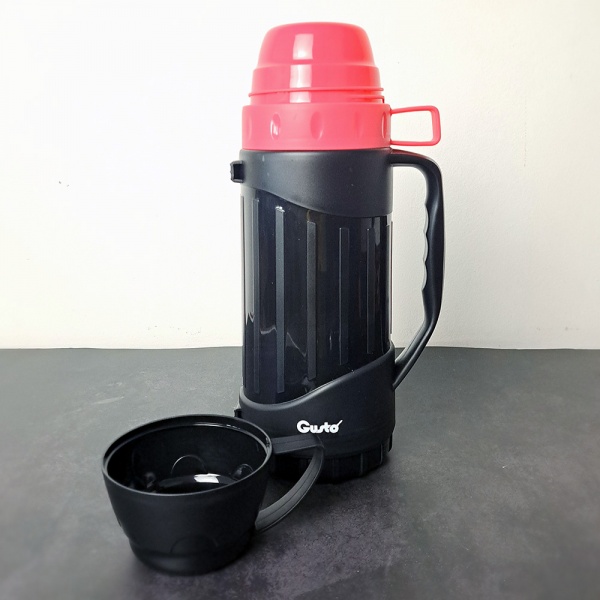 Термос GT1000-P Чорний бурштин 1000 мл Gusto