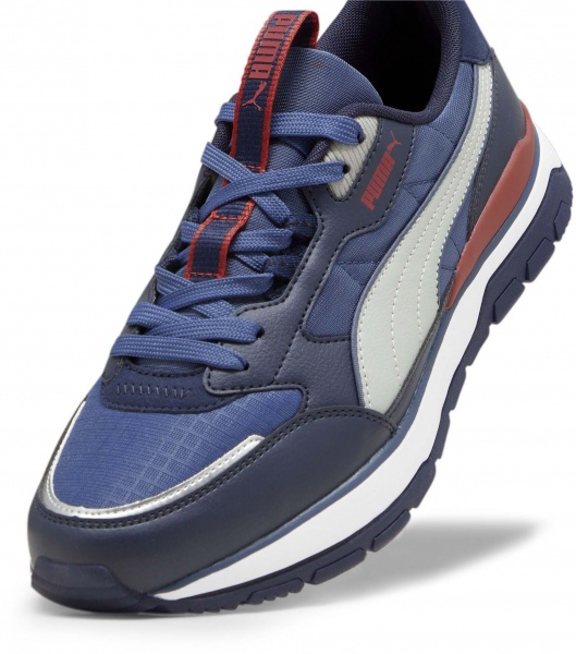 Кроссовки Puma R78 TREK NEW NAVY-FLAT LIGHT GRAY-INKY B 38072825 р.41 синий