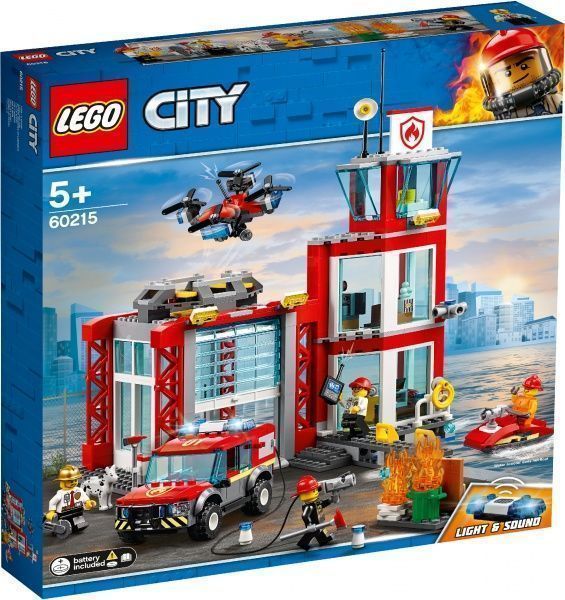 Конструктор LEGO City Пожарное депо 60215