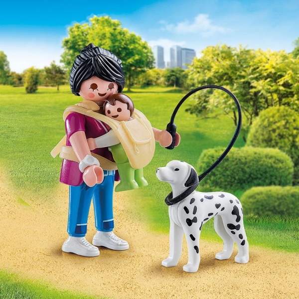 Конструктор Playmobil Мама с ребенком и собакой 70154 6336511