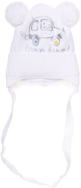 Шапочка детская для мальчика Luna Kids р.36 белый 2111 