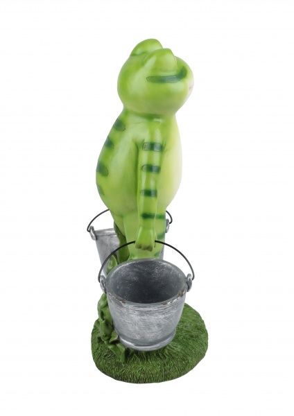 Фігурка декоративна Engard Жабка з відрами KG-32