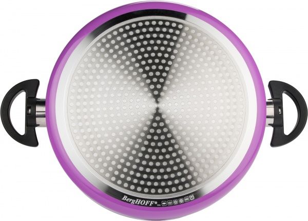 Сотейник с крышкой Eclipse 3,2 л 26 см фиолетовый BergHOFF