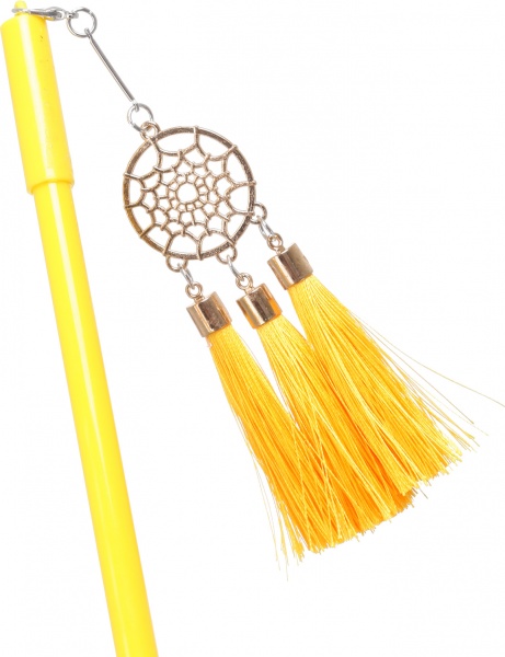 Ручка гелевая Ловец снов желтая 