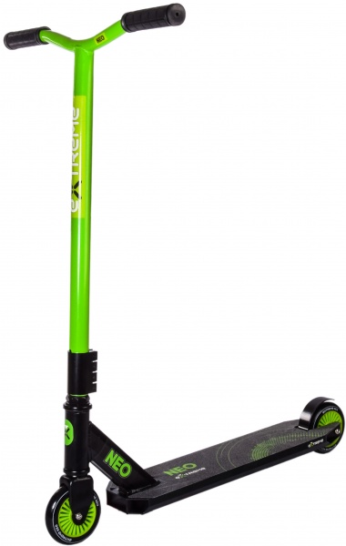 Самокат Extreme Motion трюковий зелений TR210001 GREEN 