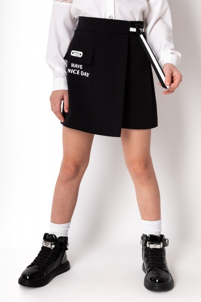 Спідниця-шорти Mevis р.140 чорний 4311 