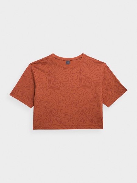 Футболка 4F TSHIRT F0768 4FSS23TTSHF0768-90S р.M коричневий