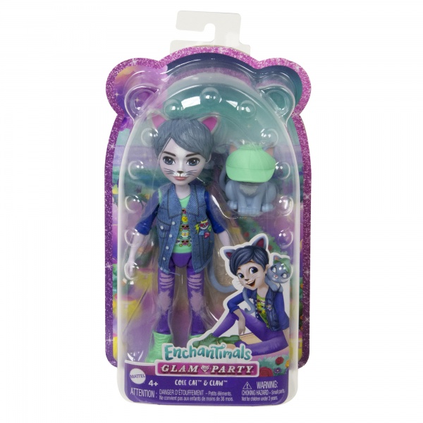 Кукла Enchantimals Котик Коул HNT59