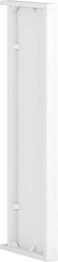 Верхний короб Грейд под пилястру 50x926x297 мм белый