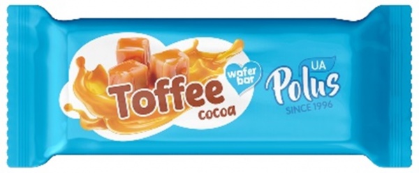 Батончик вафельный Polus COCOA TOFFEE 30 г 