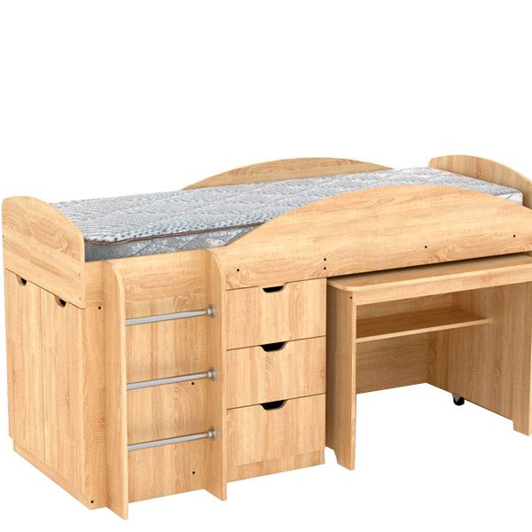 Кровать Компанит Универсал 1942х1060х892 мм дуб сонома