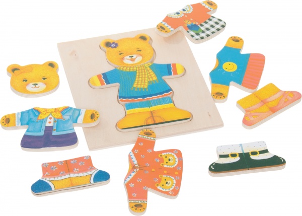 Гра настільна Bino Шафа для одягу ведмедиця 88048
