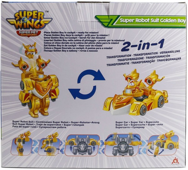 Super Wings Robot Suit Золотой мальчик EU770352