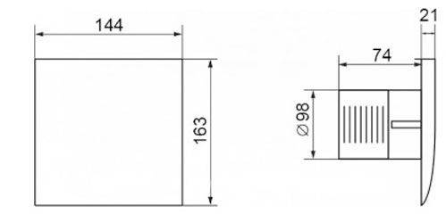 Вентилятор Electrolux Magic 100 EAFM-100