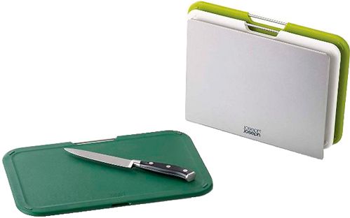 Набор кухонных досок с подставкой Nest 3 предмета зеленые 22x31.9 см 60163 Joseph Joseph