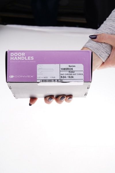 Ручка дверна Convex 1085 матовий хром