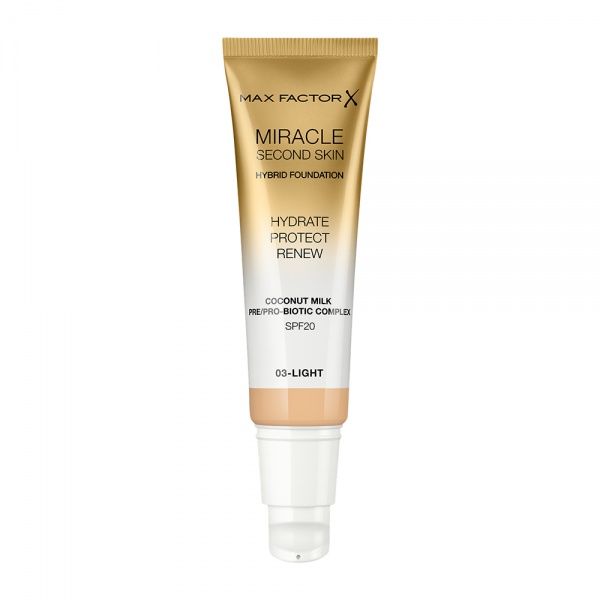 Тональная основа Max Factor Miracle Second Skin 03 Light 30 мл