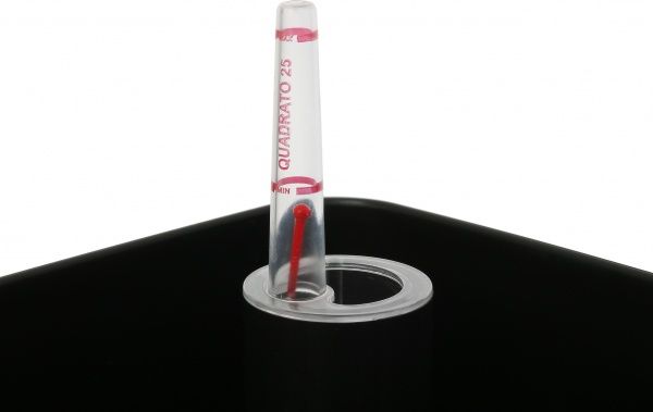 Горщик пластиковий Plastkon Flower Lover Quadrato чорний квадратний 15л чорний 