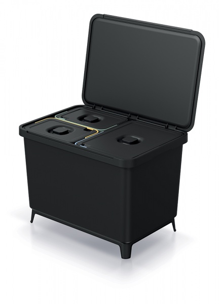 Контейнер для сміття PRP Systema чорний 62837-411