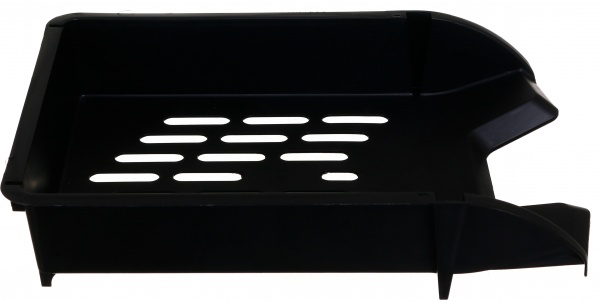 Лоток для бумаг горизонтальный ПП 34х25,2х5,7 см черный Arnika