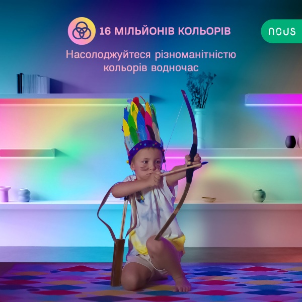 Стрічка світлодіодна Nous F4 5 м RGBIC 