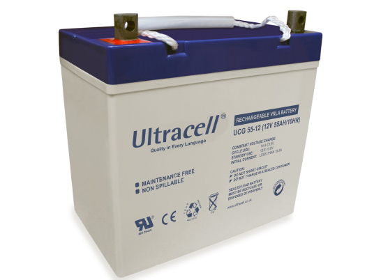 Батарея аккумуляторная Ultracell UCG55-12, 12В, 55Ач 