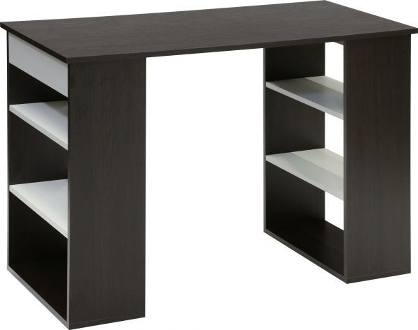 Стол письменный 110 венге белый 