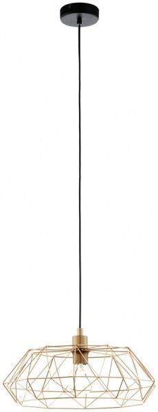 Підвіс Eglo CARLTON 2 1x60 Вт E27 мідь 49488 