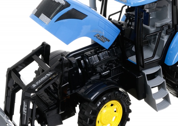 Игрушка Shantou трактор фермерский 44.5х16х19 см голубой JY238776