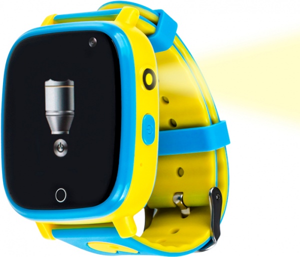 Смарт-годинник дитячий AmiGo GO001 GLORY Camera+LED yellow/blue (976266)
