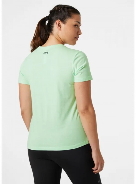 Футболка Helly Hansen W HH TECH LOGO T-SHIRT 63192-419 р.S зелений