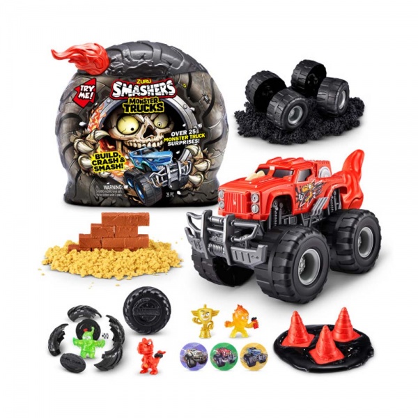 Машинка Smashers Monster Wheels (Дино Трек) 74103A 