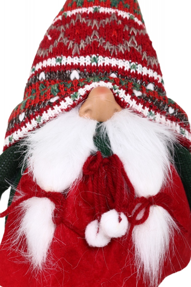 Декорація новорічна Гном на металевій основі в асортименті YM59204 42 см