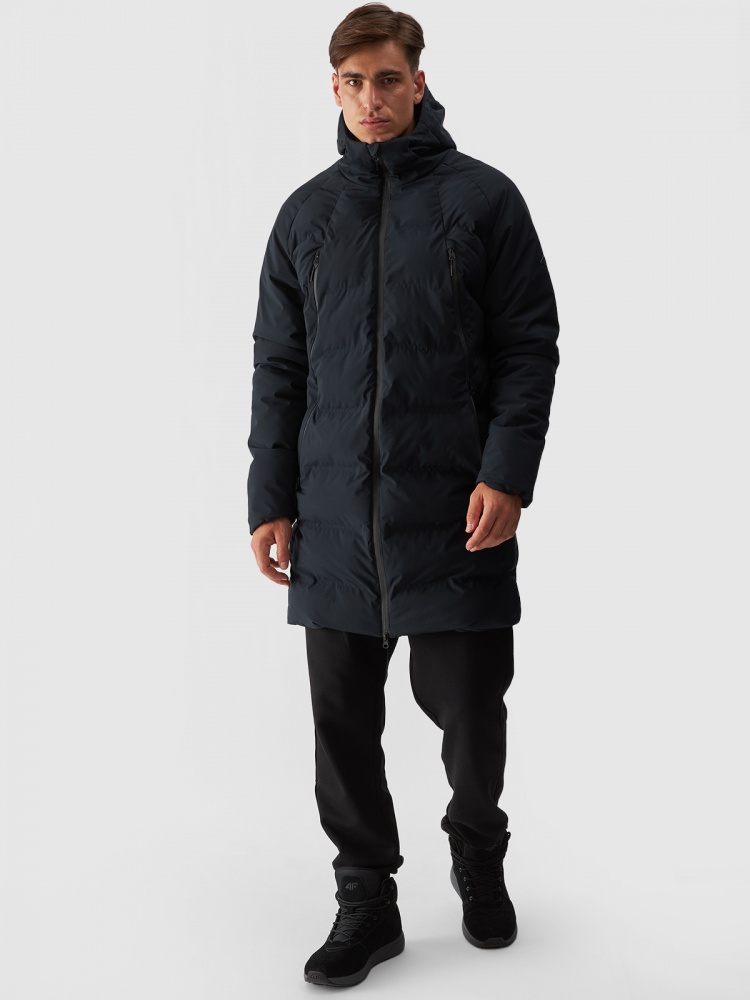 Пуховик чоловічий зимовий 4F DOWN JACKET M489 4FWAW24TDJAM489-20S р.S чорний