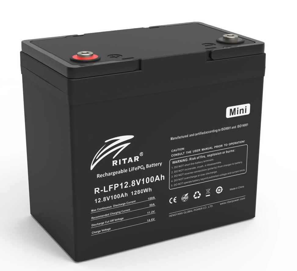 Батарея аккумуляторная для ИБП Ritar R-LFP12.8V100AH-MINI литиевая 12 В 100 Aч LiFePo4