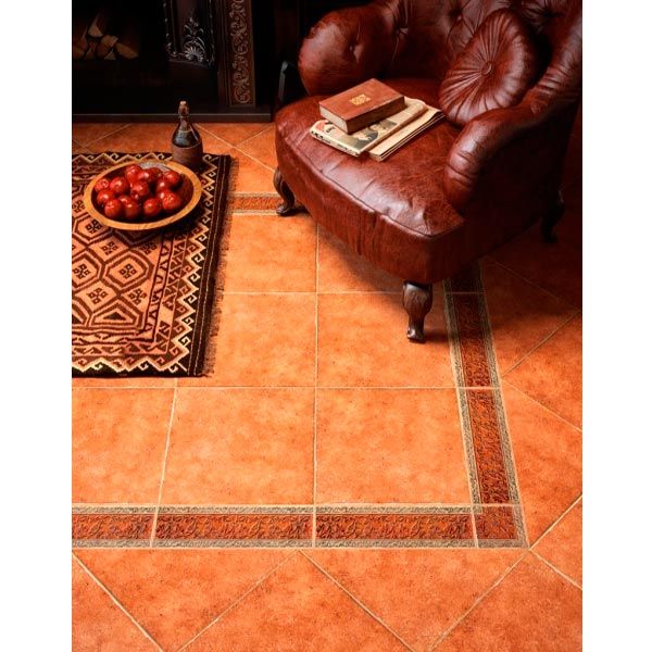 Плитка Інтеркерама Сотто П 44022 430х430 мм червоно-коричневий