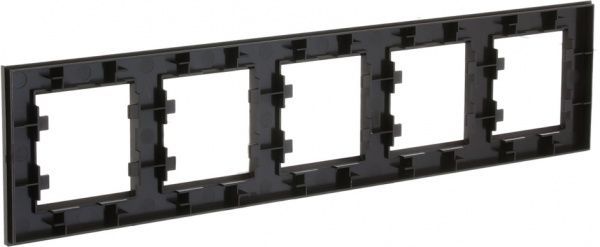 Рамка пятиместная Makel Karea горизонтальная коричневый