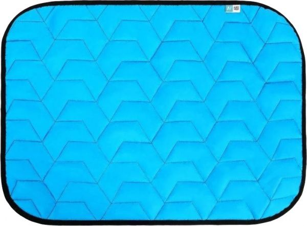 Підстилка Airy Vest для собак S 55х40 см блакитно-чорна