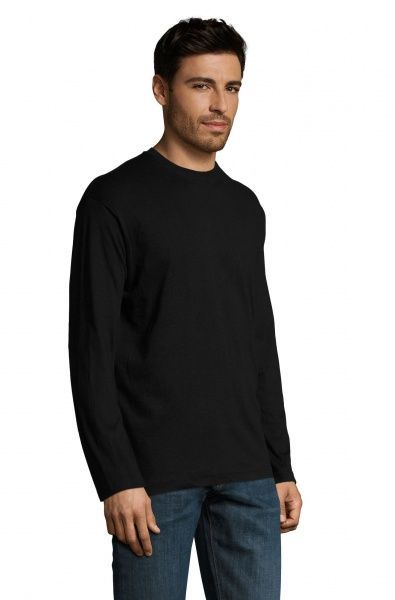 Футболка с длинным рукавом Sol's р. S черный 