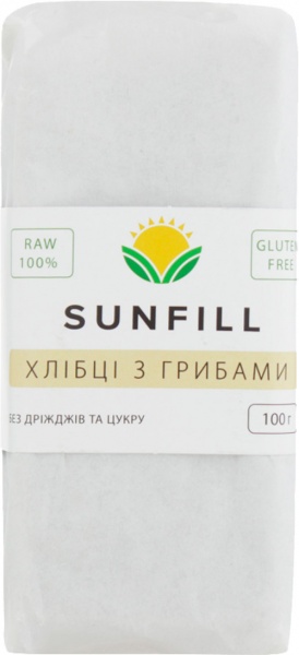 Хлебцы Sunfill с грибами 100 г 