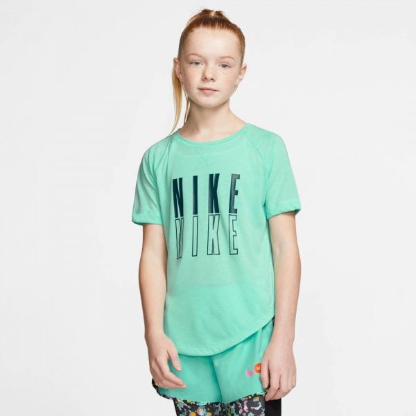Футболка Nike G NK SS TROPHY GFX TOP CJ7563-349 L бірюзовий