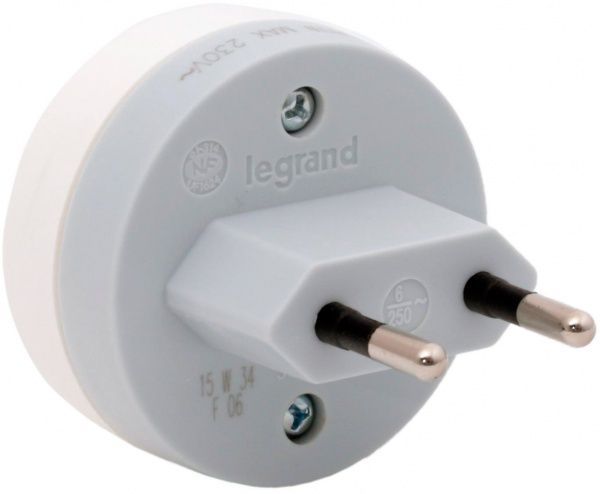 Переходник американский стандарт Legrand белый 50385 