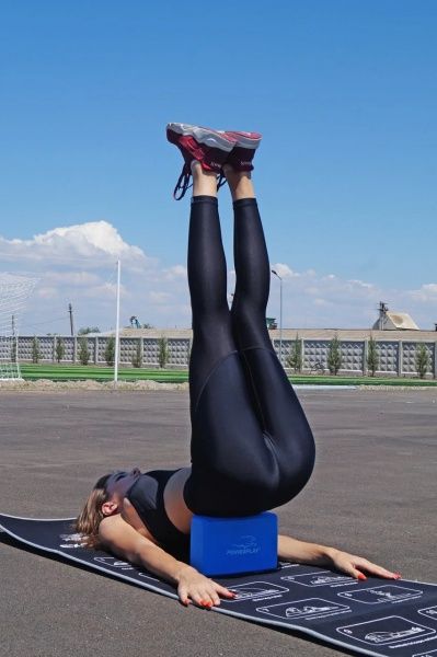 Блок для йоги PP-4006 Yoga Brick блакитний