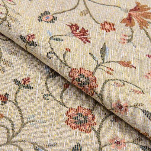 Покривало Квітуча гілка 145x210 см Текстиль-Контакт золотий 