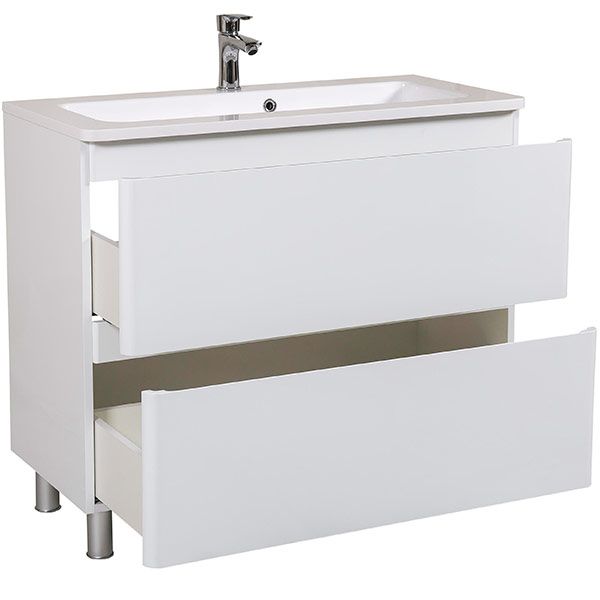 Тумба Aqua Rodos Акцент напольная 100 з умывальником Альфа АР000040139