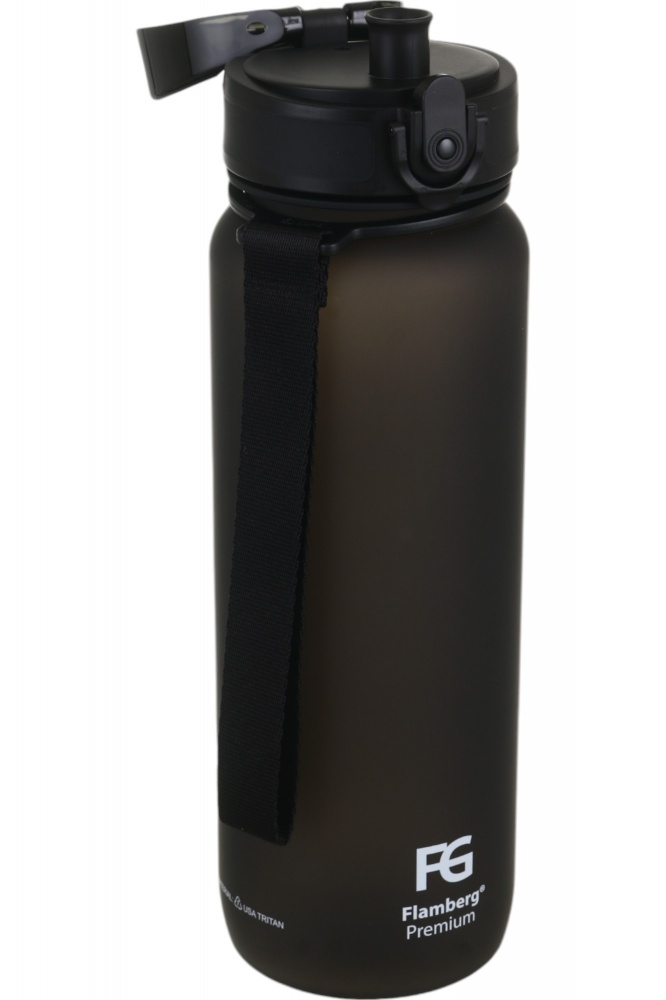 Пляшка для води Flamberg Premium City 800 мл чорний