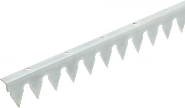 Планка шипована з L-гаком 41x40x2000мм 1,8мм 1 шт. 